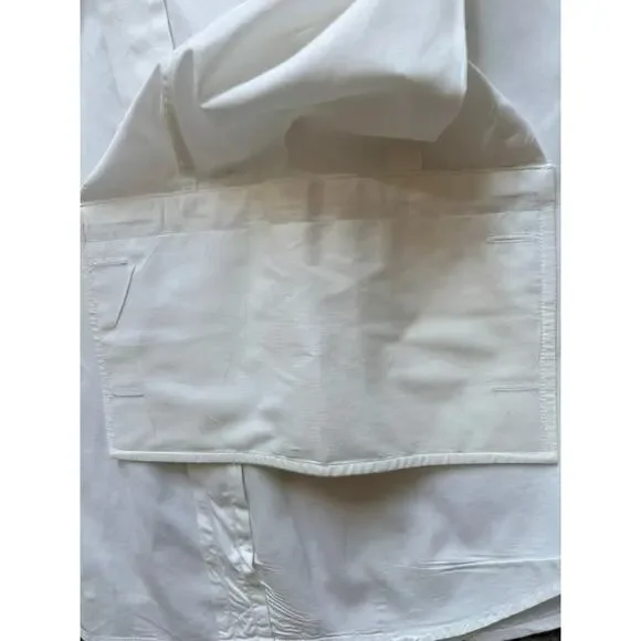 Ralph Lauren Black Label Men's Dress Shirt White Italian French Cuff 15 - Picture 9 of 11